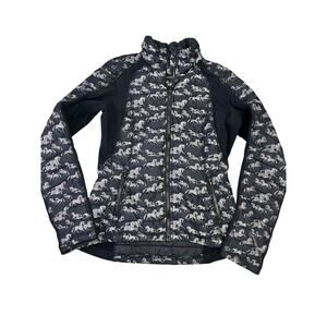 Kerrits Black and Gray Horse Print Jacket